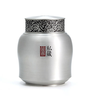 锡罐茶叶罐纯锡大号密封罐存茶罐公司企业商务礼品