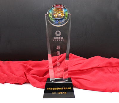 创意水晶奖杯制作款式【帆船水晶奖杯定制】