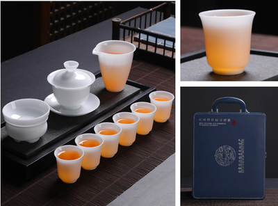 冰种玉瓷系列茶具套装